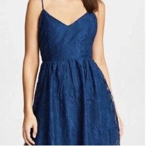 Bb Dakota Spaghetti Strap Lace Cocktail Dress